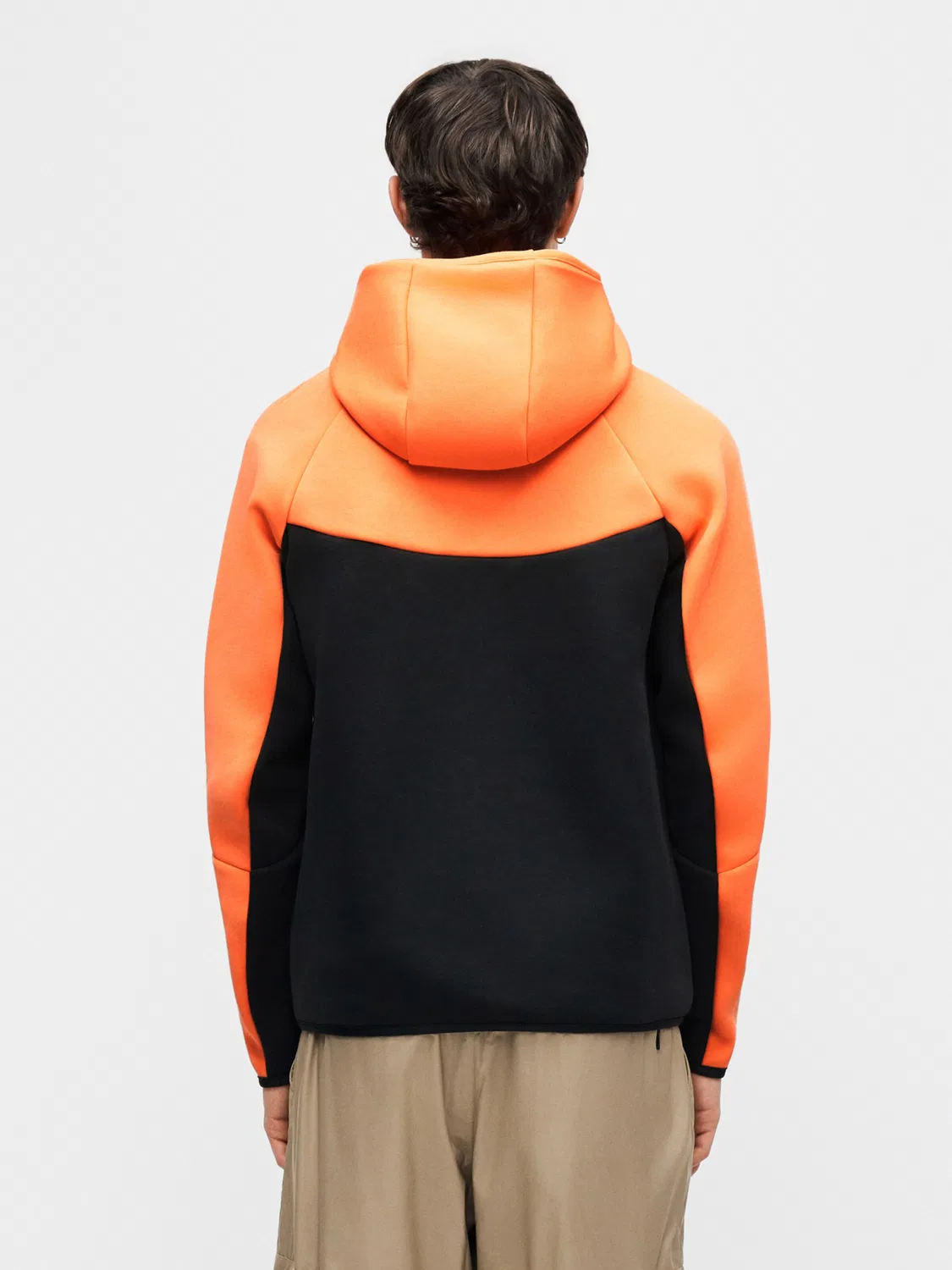 Толстовка на молнии из технологического флиса Nike Sportswear, Orange — фото 4