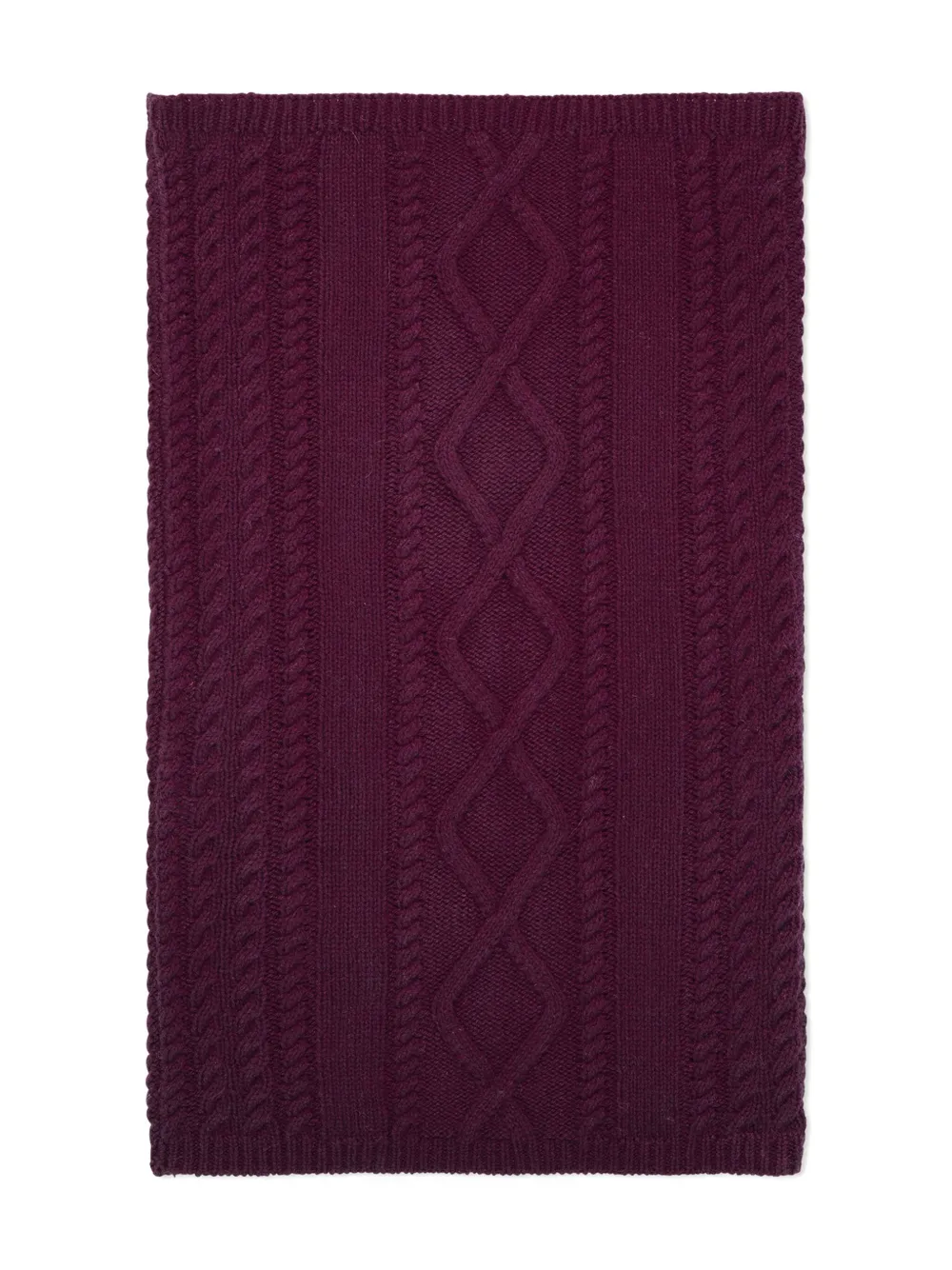 

Снуд фактурной вязки Eric Bompard, фиолетовый