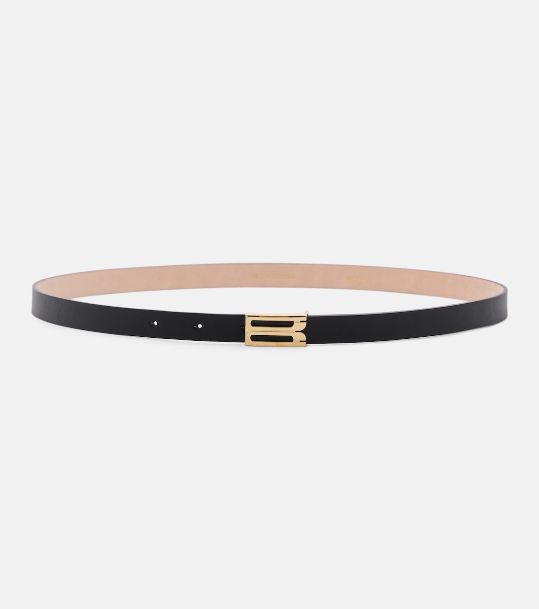 

Кожаный ремень Micro Frame Victoria Beckham, черный