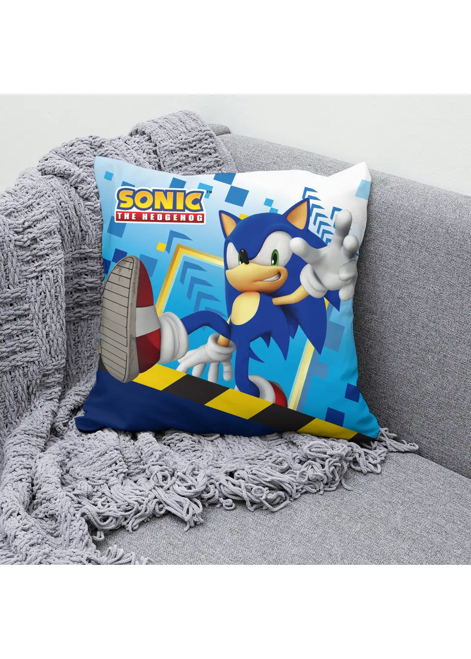 

Квадратная подушка Sonic The Hedgehog Bounce (40 x 40 см)