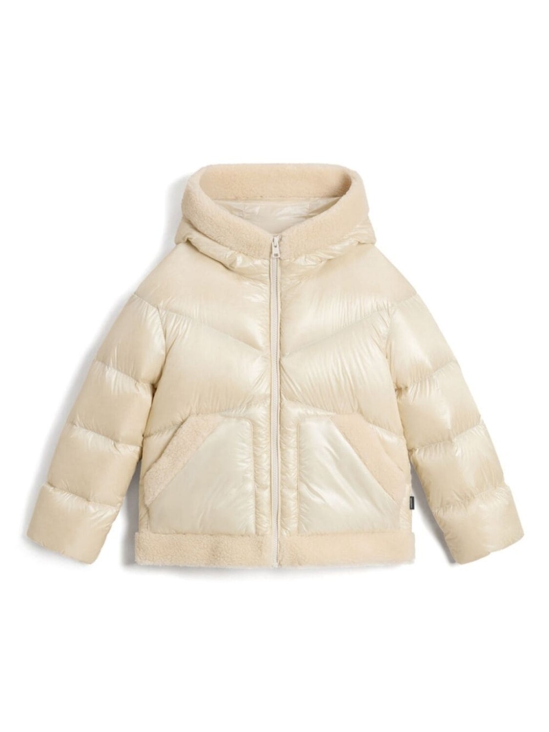 

Woolrich пуховик Curly Gloss, серый