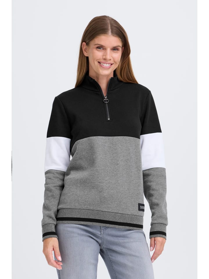 

Длинная толстовка OXOMAREN SWEAT черного цвета Oxmo