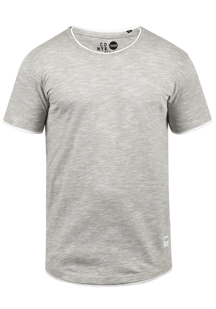 

Классическая футболка !Solid Shirt Rigos, светло-серый