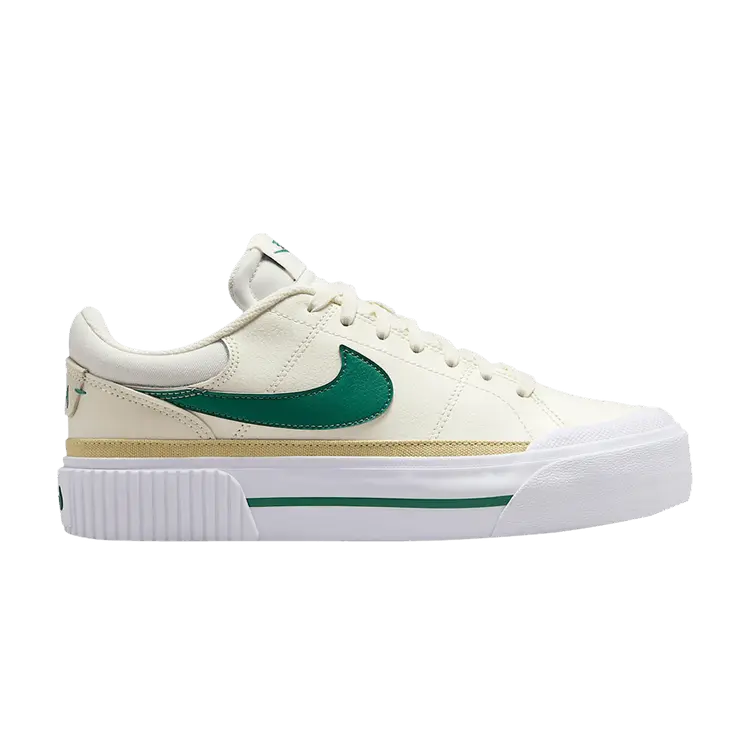 Кроссовки Nike Wmns Court Legacy Lift, Sail Evergreen Aura