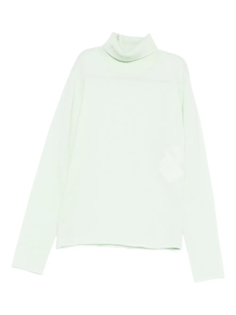 

Свитер с воротником-стойкой Pinko Kids, зеленый