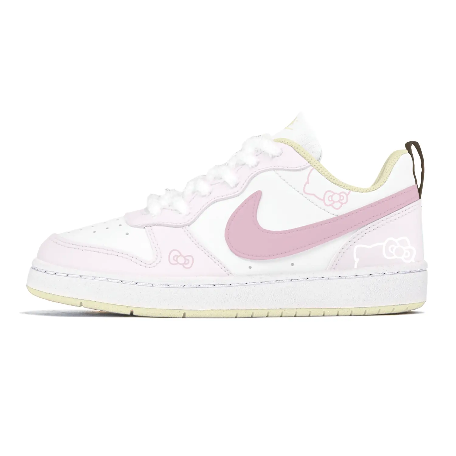 

Детские кроссовки для скейтбординга Court Borough COURT BORO с нескользящей подошвой и износостойкими подошвами для подростков Nike, розовый