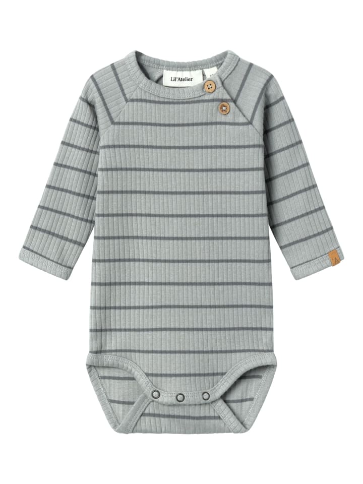 

Name it Боди с длинными рукавами NBMKAIL LS SLIM BODY LIL цвета известняка