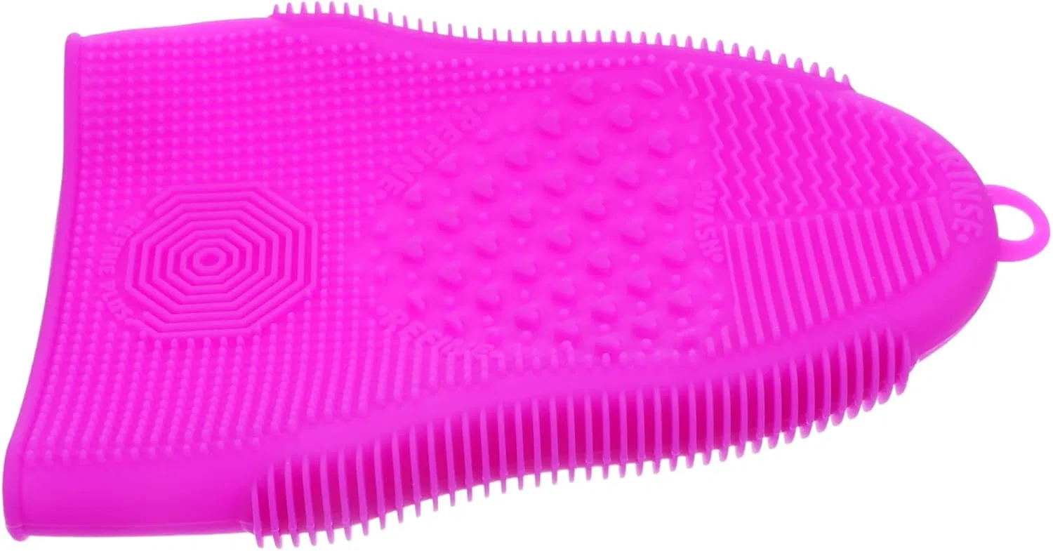 Коврик для чистки кистей Silicone Scrubber Gogogmee фиолетовый 19x13 см