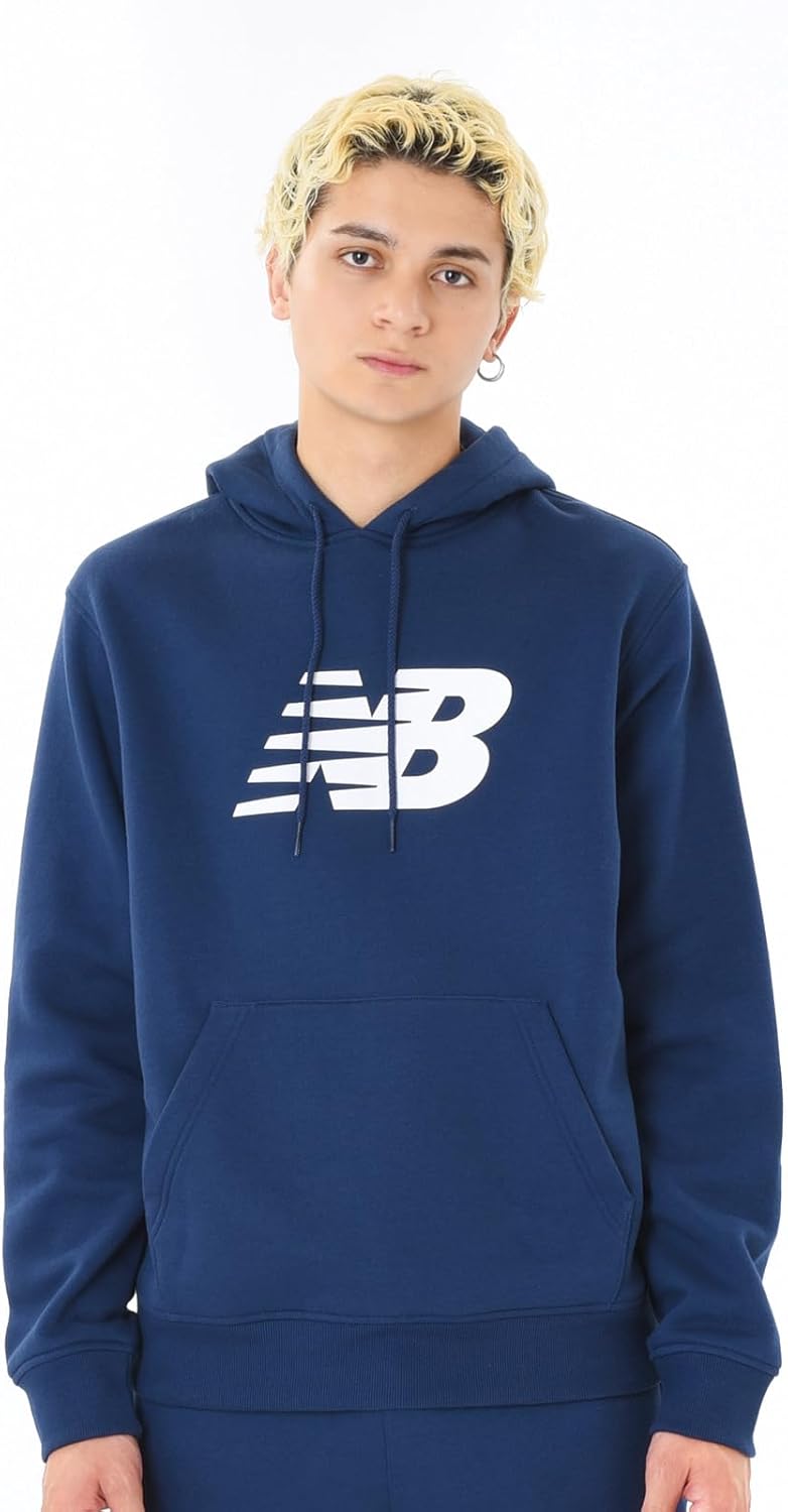 

Мужская спортивная толстовка New Balance Sport Essentials Core Sweat Hoodie (MT43904), темно-синий