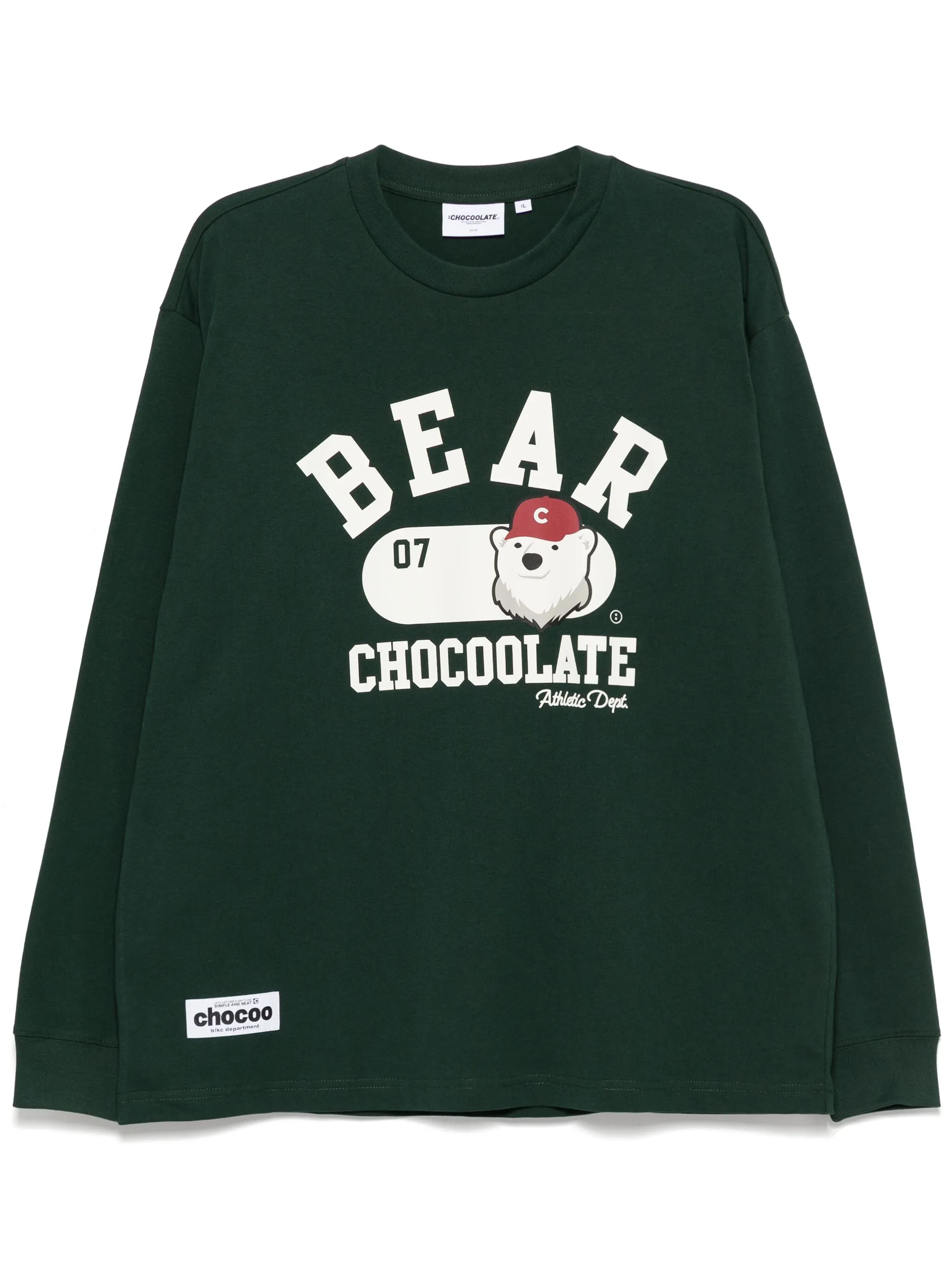 

Футболка с графичным принтом Chocoolate, зеленый