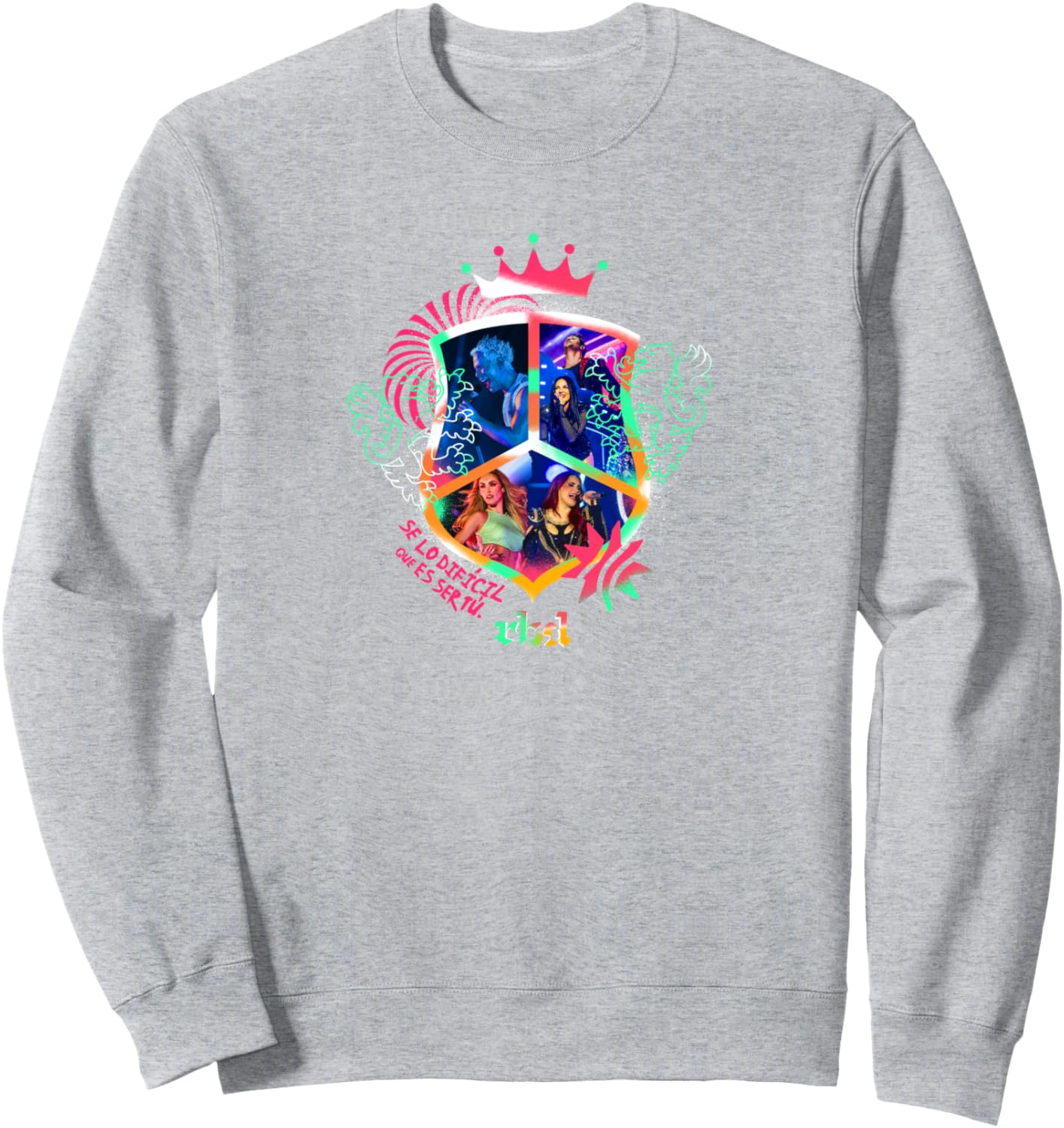 

Толстовка Rebelde Concert RBD Rebelde Tour 2023, серая Rebelde Rbd