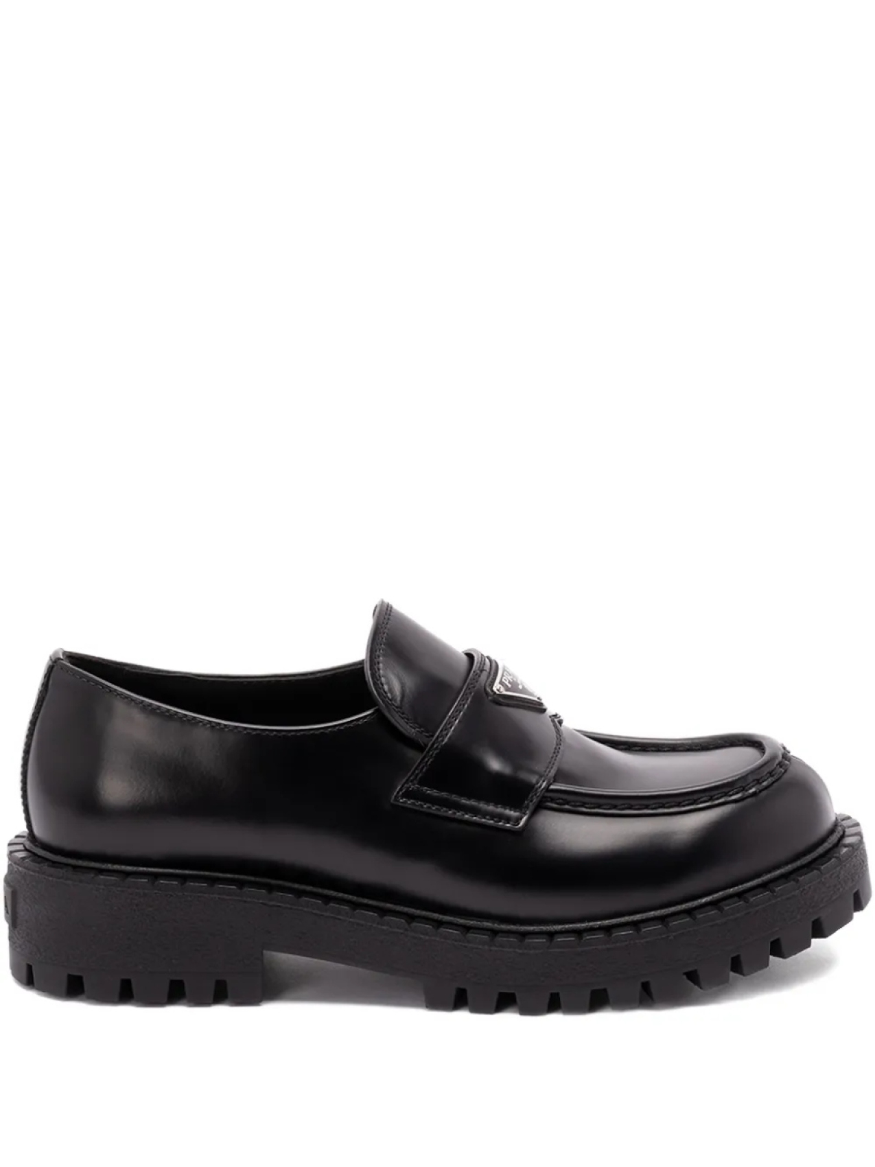 

Кожаные мокасины Prada, черный