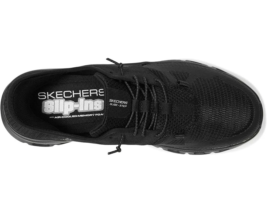 Кроссовки SKECHERS Glide-Step Pro Hands Free Slip-In, Black/Black — фото 2