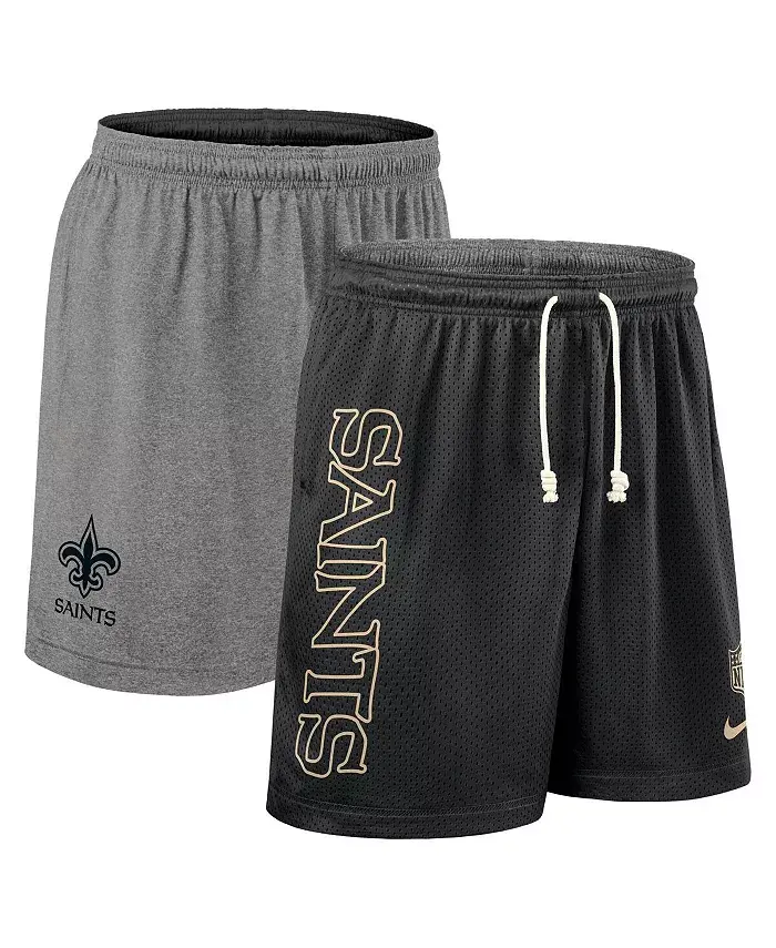

Мужские черные реверсивные шорты New Orleans Saints для тренировок Nike