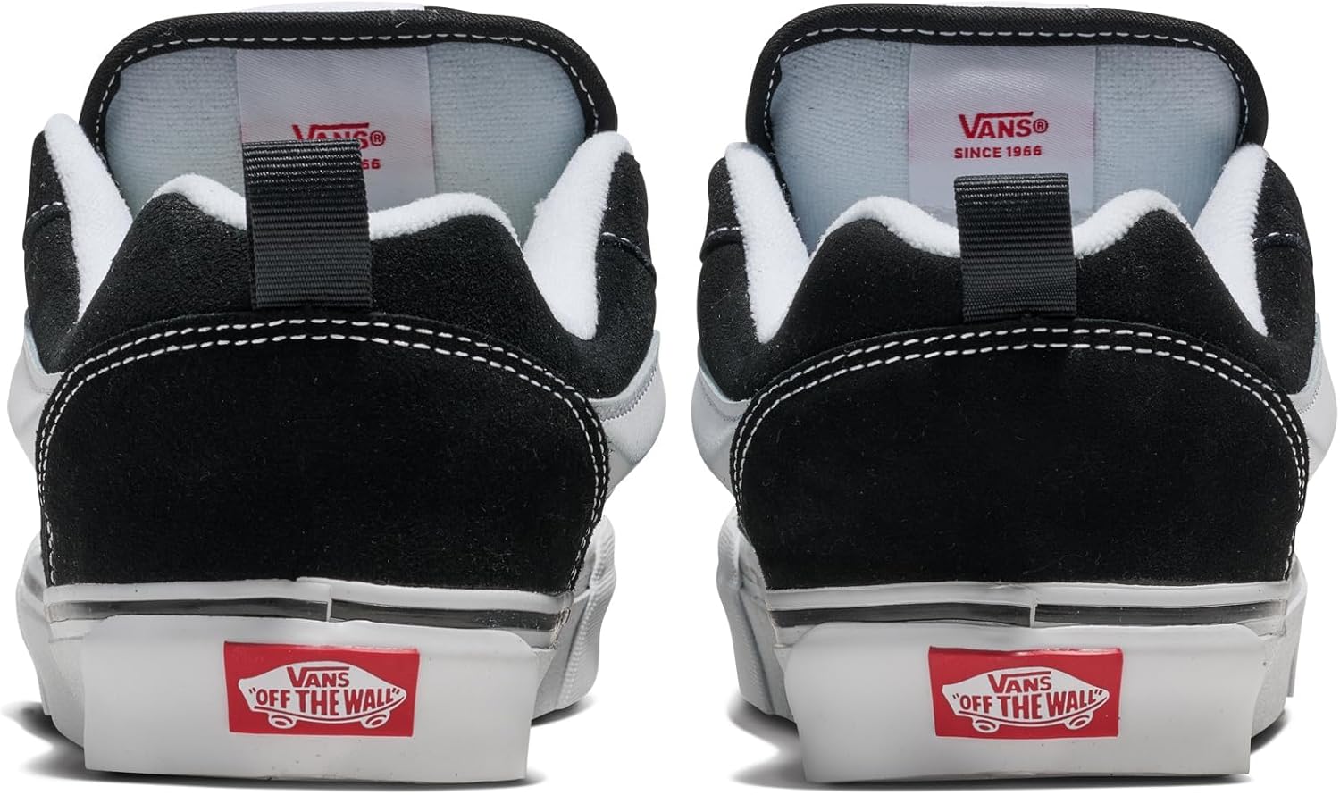 Кроссовки Vans Knu Skool для взрослых унисекс, белый/черный — фото 3