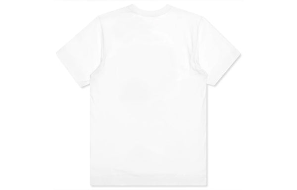 Футболка red emblem heart t-shirt 'white/pink' Comme Des Garcons Play, белый — фото 2