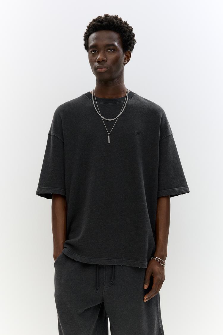 

Толстовка Stwd с коротким рукавом Pull And Bear, черный