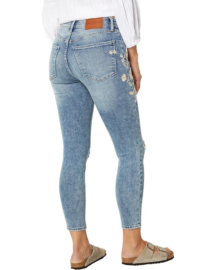 

Джинсы Lucky Brand High-Rise Bridgette Skinny in Manifest Destructed, цвет Manifest Dest