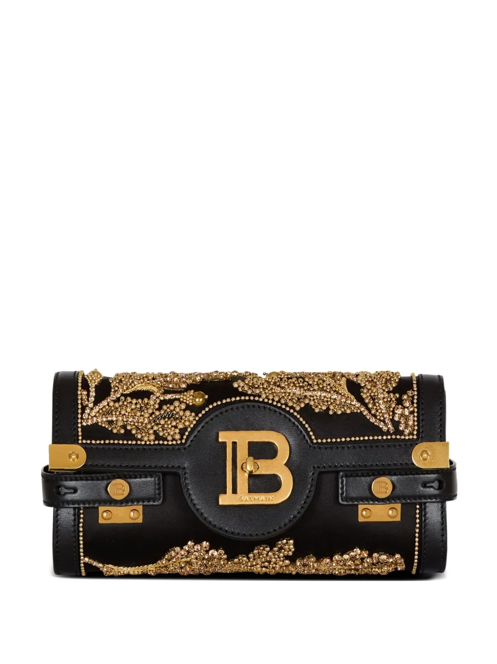 

Клатч B-Buzz с вышивкой BALMAIN, черный