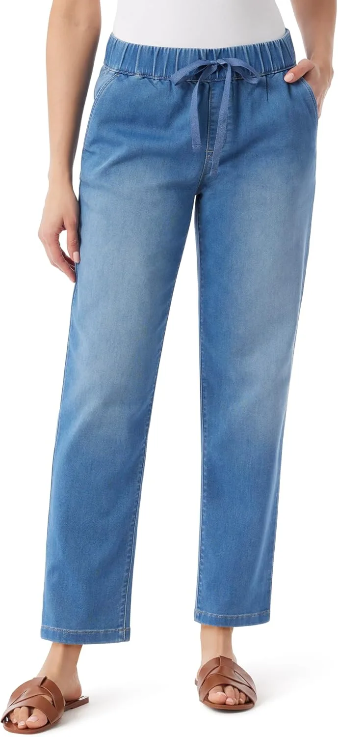 

Gloria Vanderbilt Women's Anya джинсы прямого кроя на шнурке