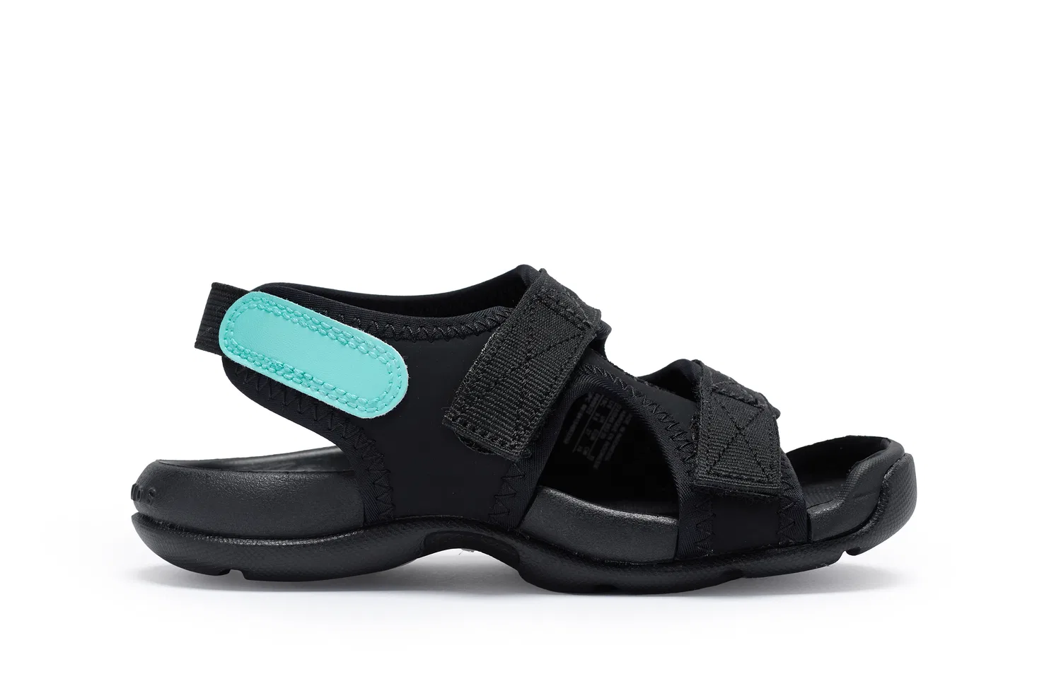Сандалии Nike Sunray Adjust 6 с защитой от скольжения, черно-синие — фото 4