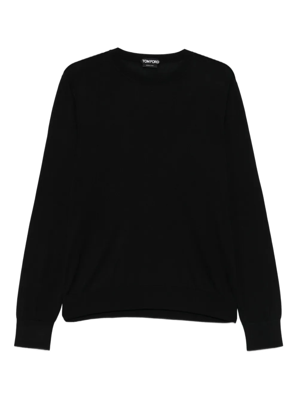 

Шелковый свитер с круглым вырезом TOM FORD, черный