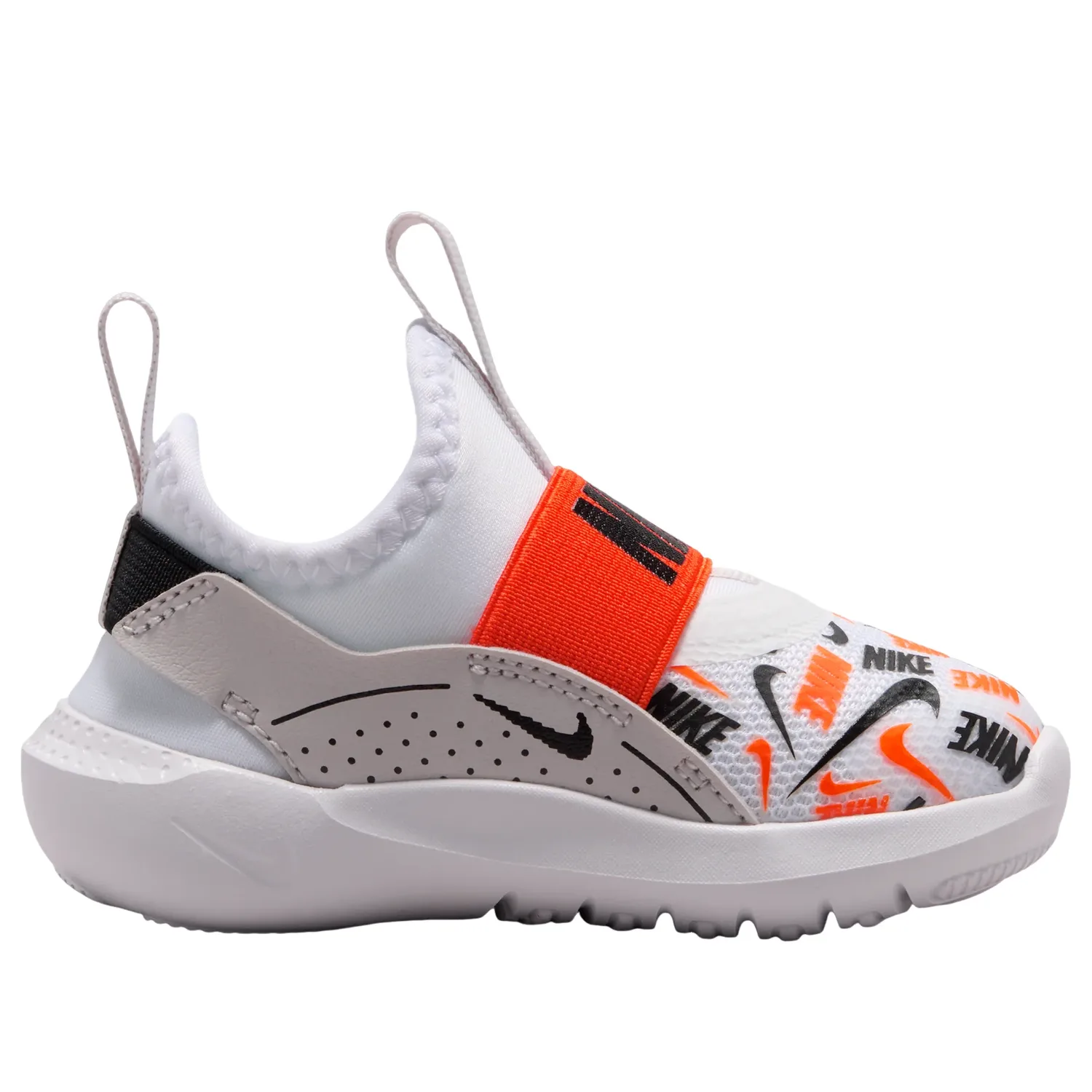 (TD) Кроссовки Nike Flex Runner 4 'White Safety Orange' — фото 2