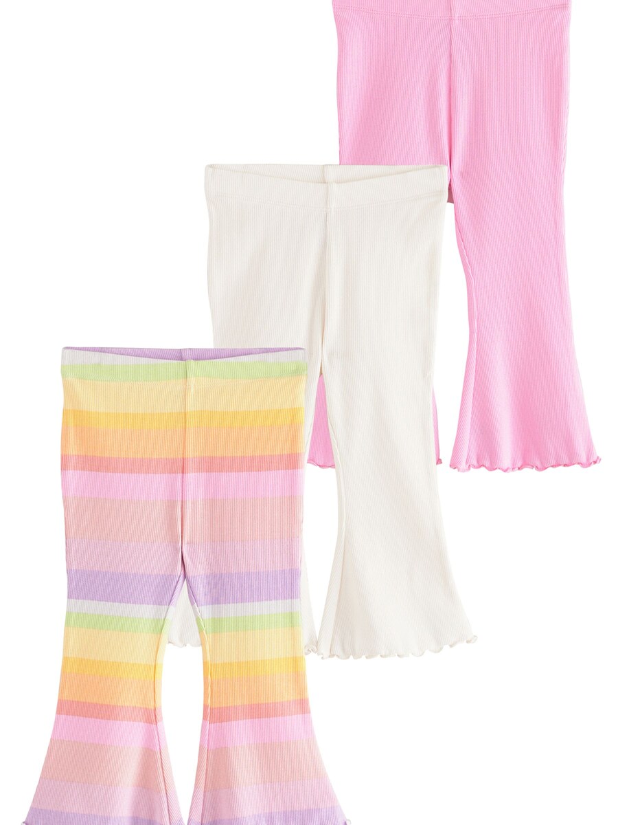 

Расклешенные леггинсы Next, цвет Dusky pink/White