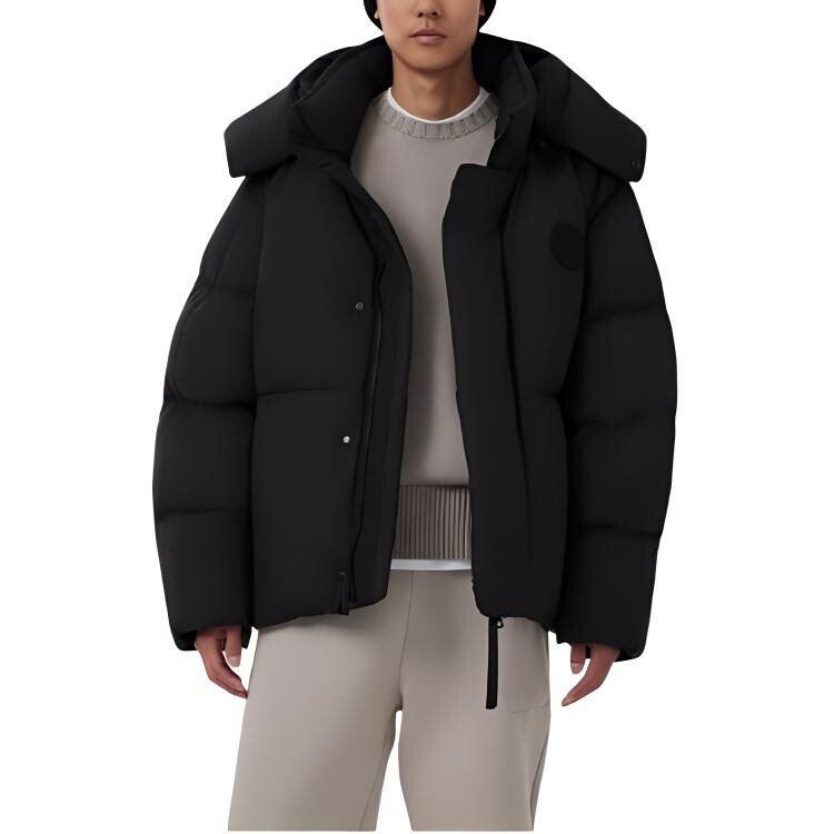 

Пуховик мужской черный Canada Goose