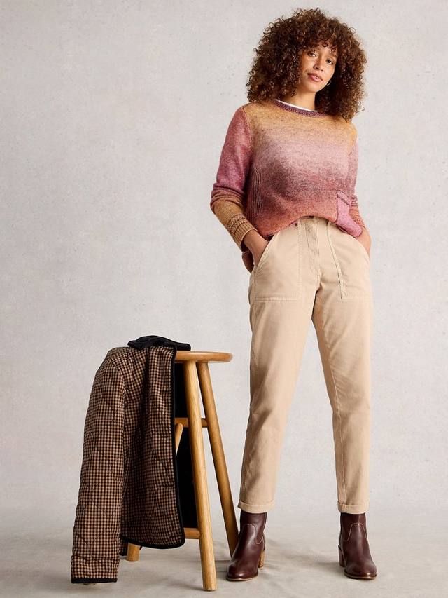 

Lilibet джемпер с круглым вырезом из полиэстеровой смеси White Stuff