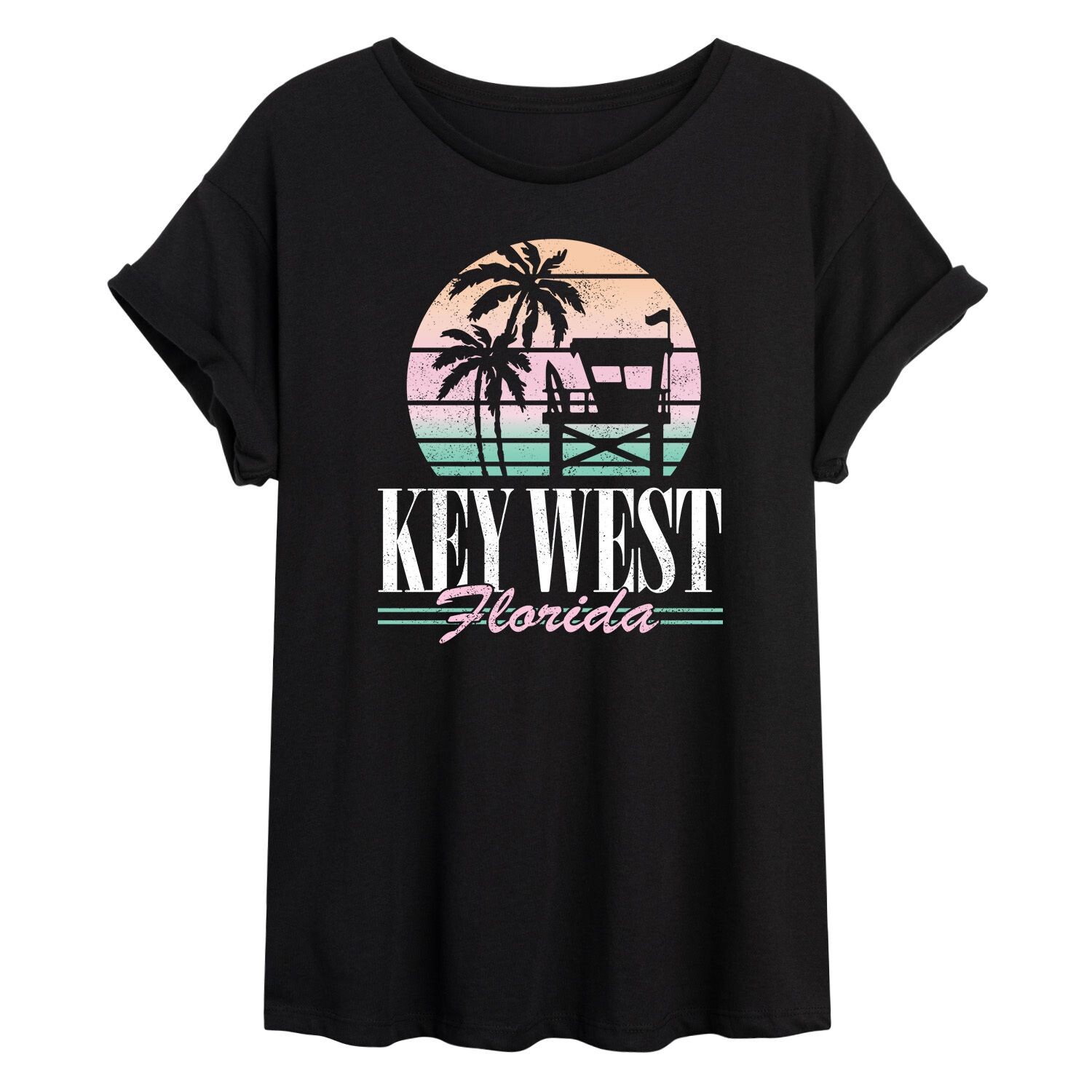 

Размерная футболка с рисунком Key West Florida для юниоров Licensed Character