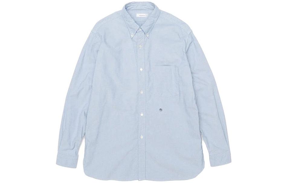 

Рубашки Мужские Умеренные Другие Nanamica, светлый синий