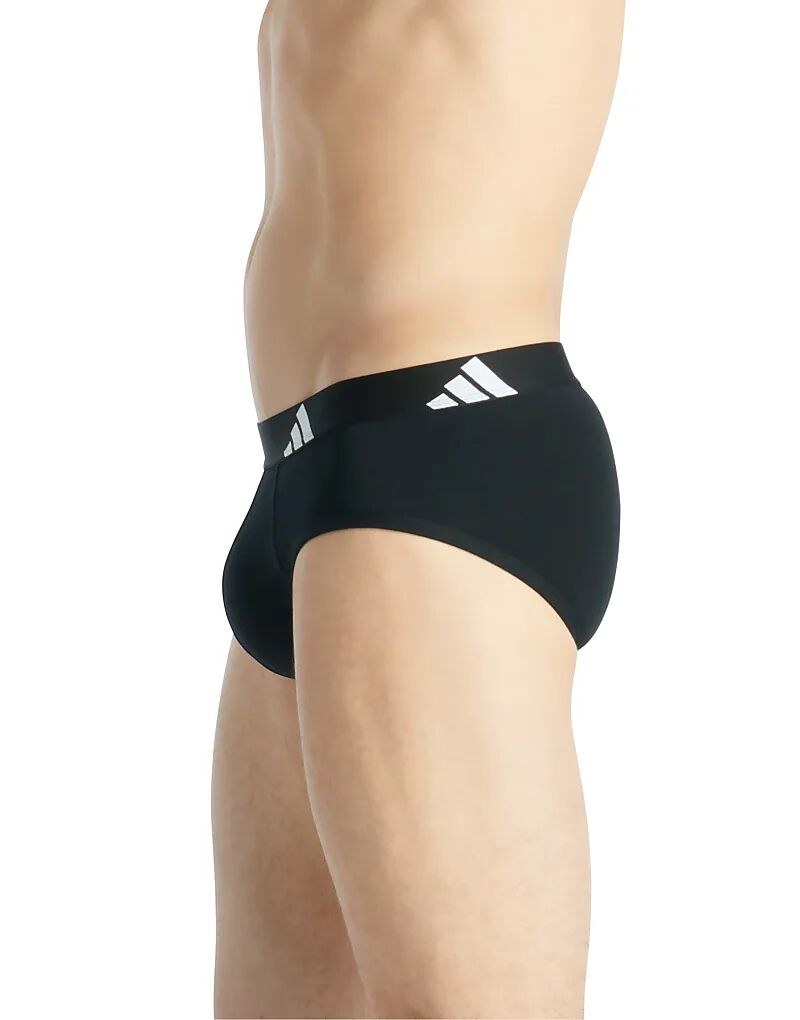 Комплект из 3 спортивных трусов Adidas Active Flex черного цвета — фото 3
