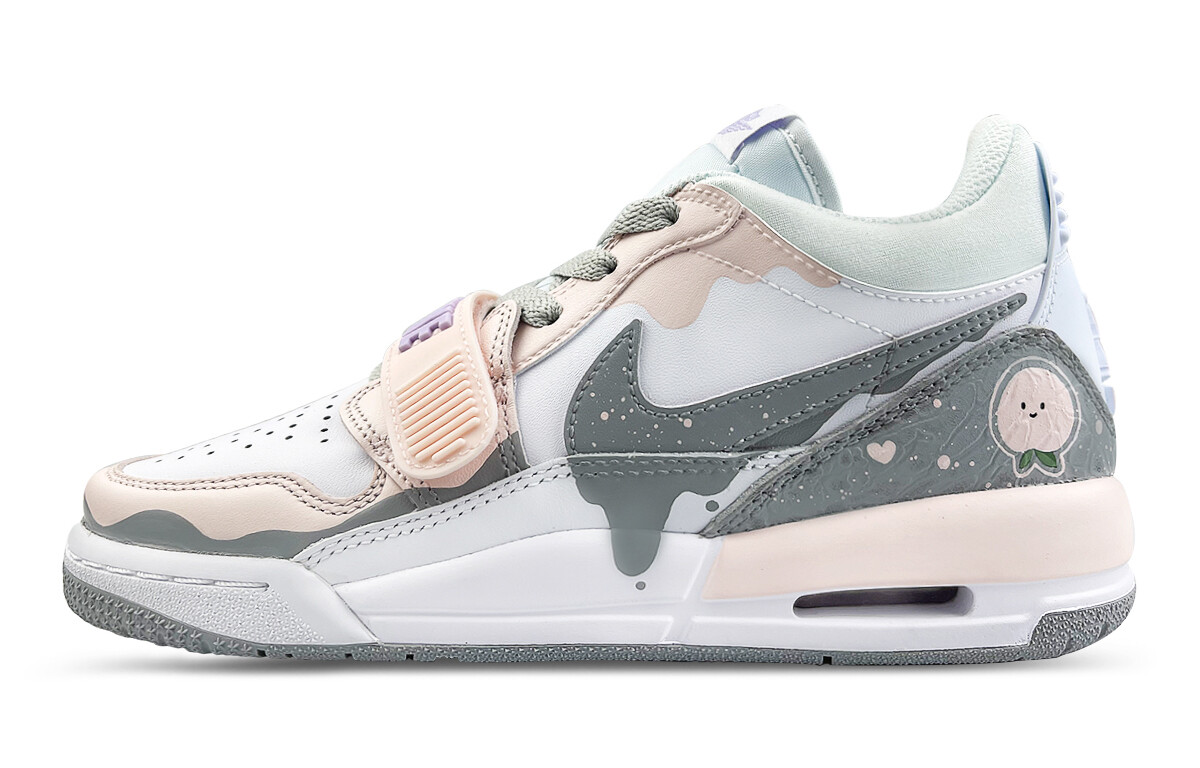 

Кроссовки Jordan Legacy 312 Vintage Basketball Shoes Women's Low-top Grey/white/pink, белый