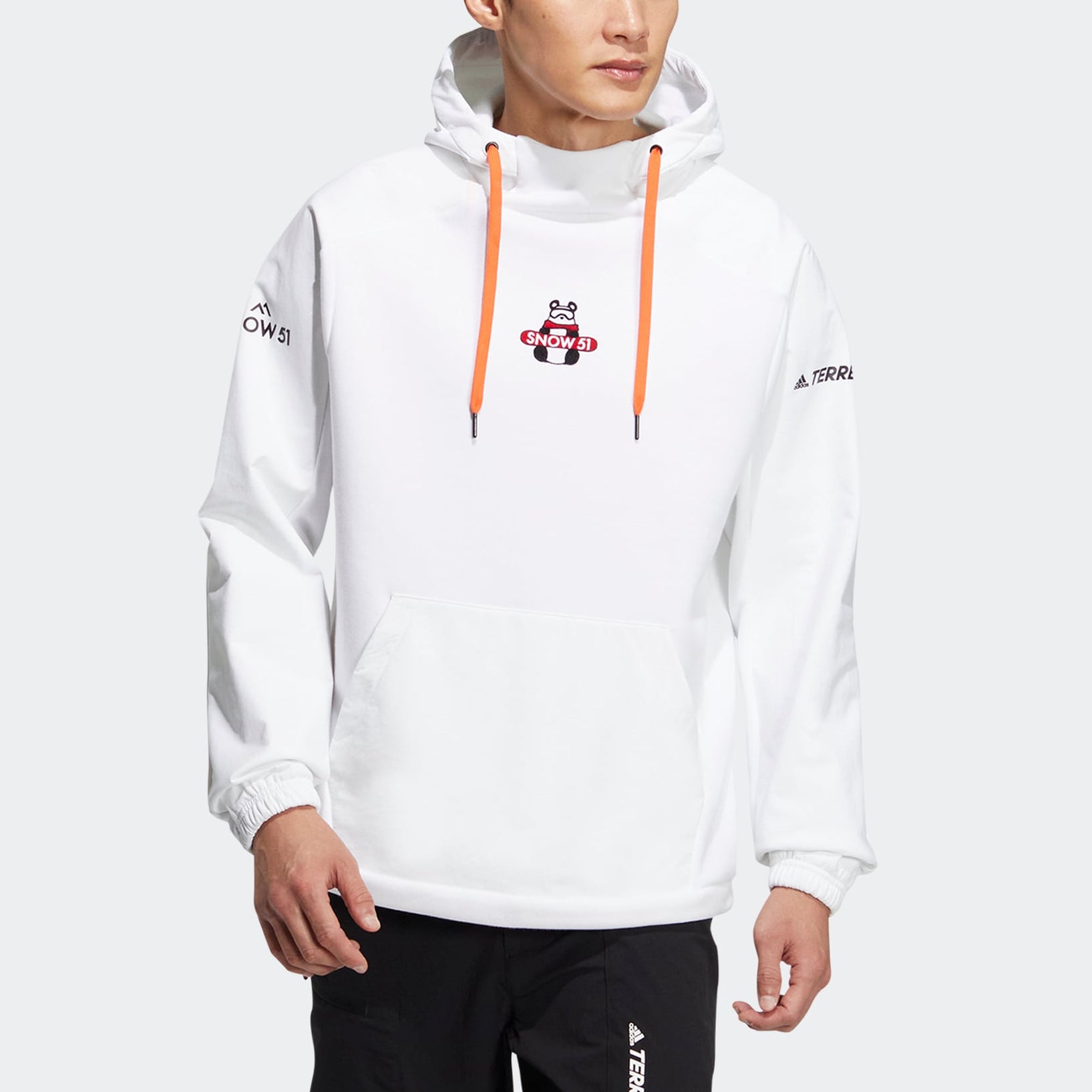 Худи adidas Logo IC8172, белый — фото 2