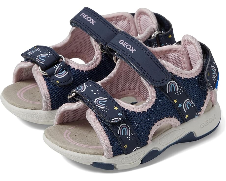 

Сандалии Geox Kids Multy 14, цвет Navy/Light Pink