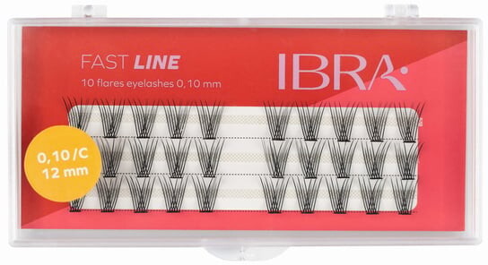 

Ресницы Fast Line 12 мм Ibra