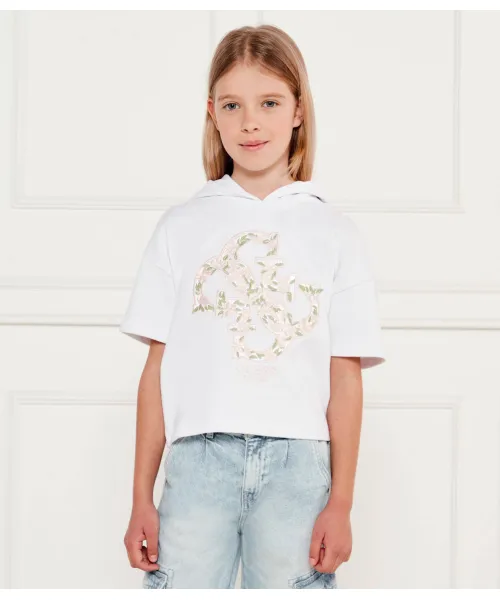 

Толстовка Regular fit Guess, белый