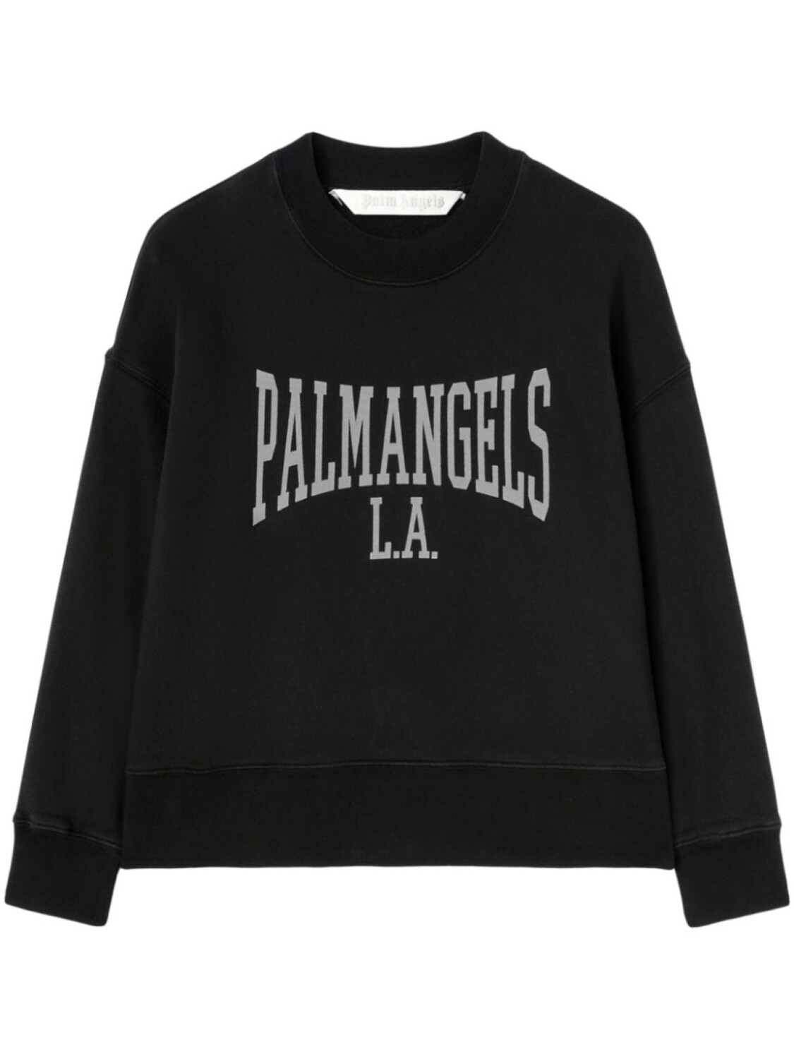 

Palm Angels толстовка с приспущенными плечами и логотипом, черный