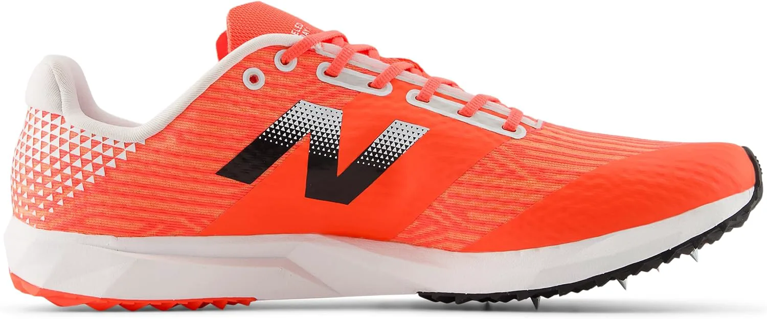 Кроссовки New Balance Unisex Adult FuelCell Xc7 V5 для кросс-тренинга, красный/черный/белый — фото 4