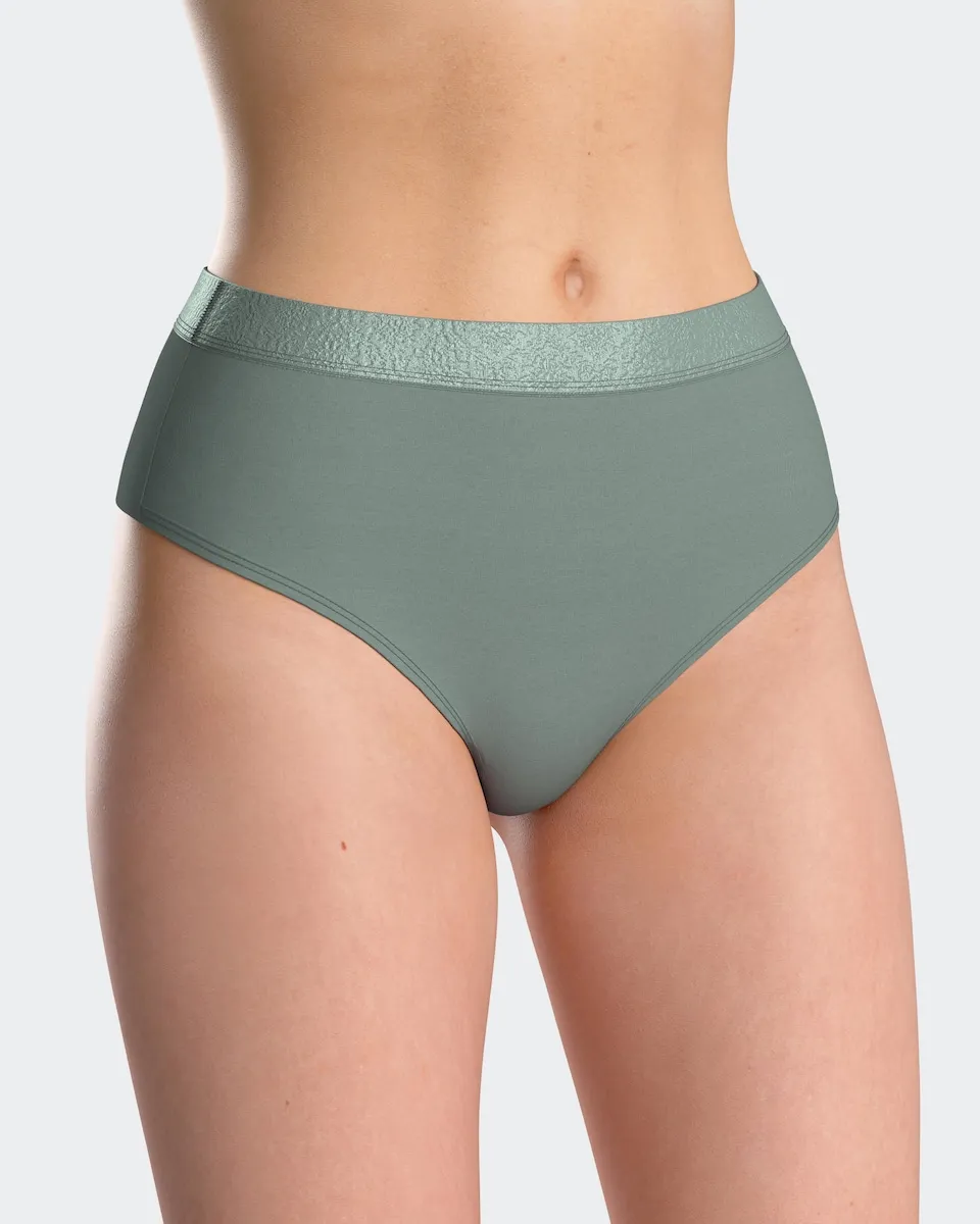 

Гладкие танга с эластичной талией Impetus, зеленый