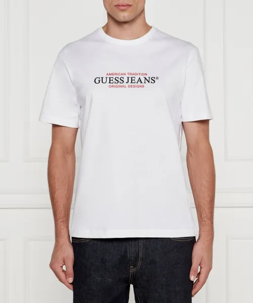

Футболка Regular fit Guess Jeans, белый