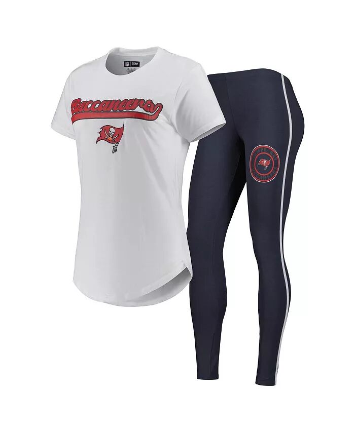 

Женский белый, угольный Tampa Bay Buccaneers Sonata футболка и леггинсы комплект для сна Concepts Sport