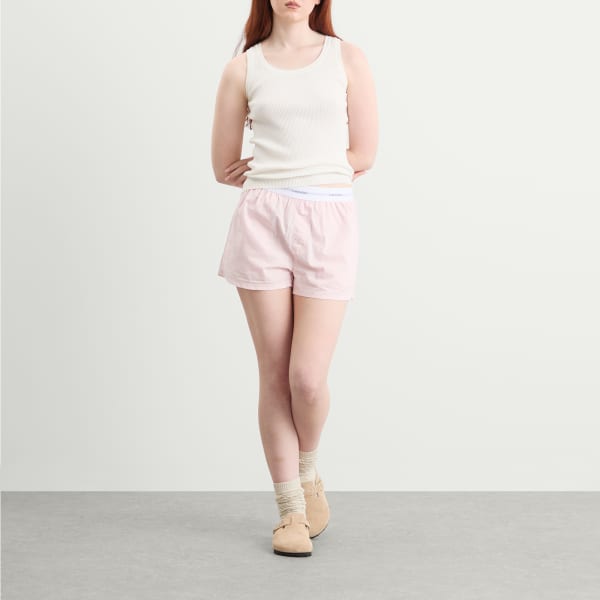 Спальные шорты из хлопкового поплина Calvin Klein, Potpourri — фото 4