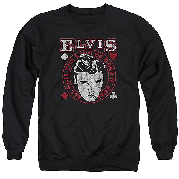 

Толстовка с принтом Elvis Presley Hail the King Licensed Character