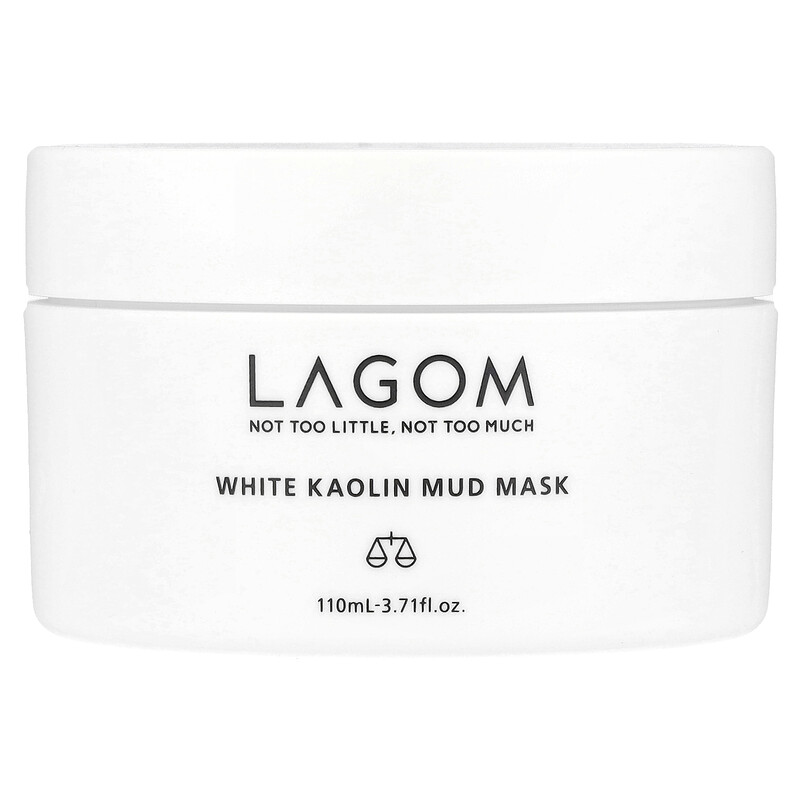 

LAGOM, Грязевая маска с белым каолином, 110 мл (3,71 жидк. Унции)