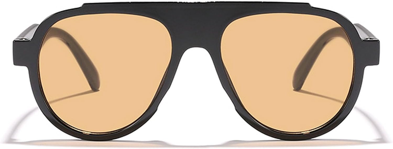 

Модные овальные солнцезащитные очки-пилот 2024 года для женщин и мужчин, ретро-очки в крупной оправе, трендовые очки с леопардовым принтом и защитой от УФ-излучения UV400 mincl, C2