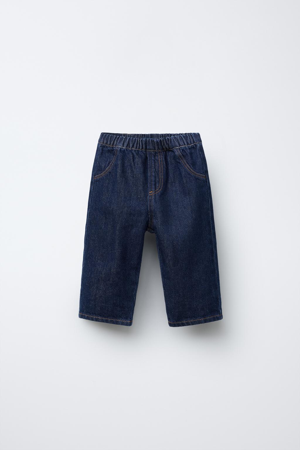 

Мешковатые джинсы ZARA, цвет Indigo
