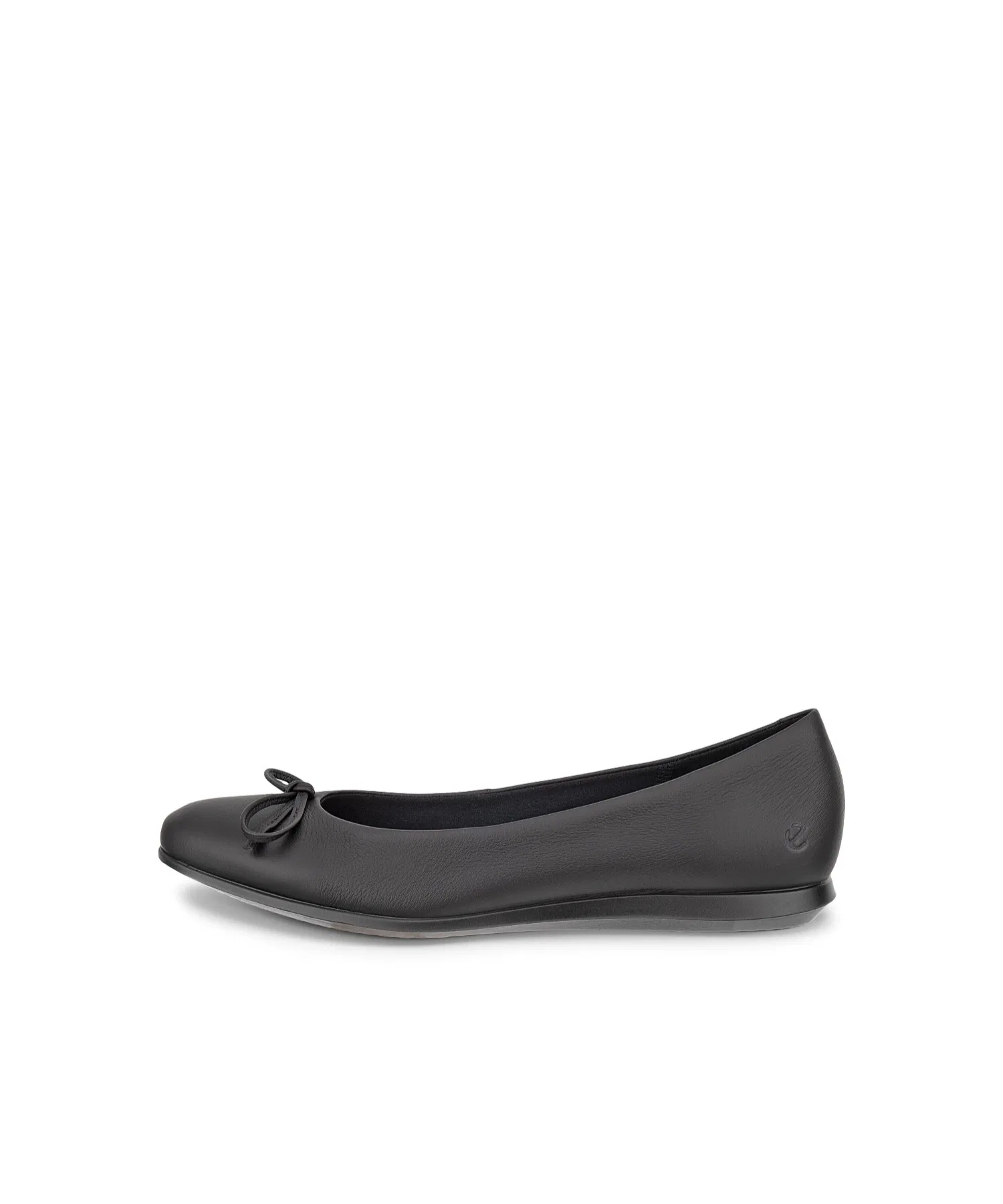 Женские балетки ECCO TOUCH BALLERINA 2.0 из натуральной кожи чёрные