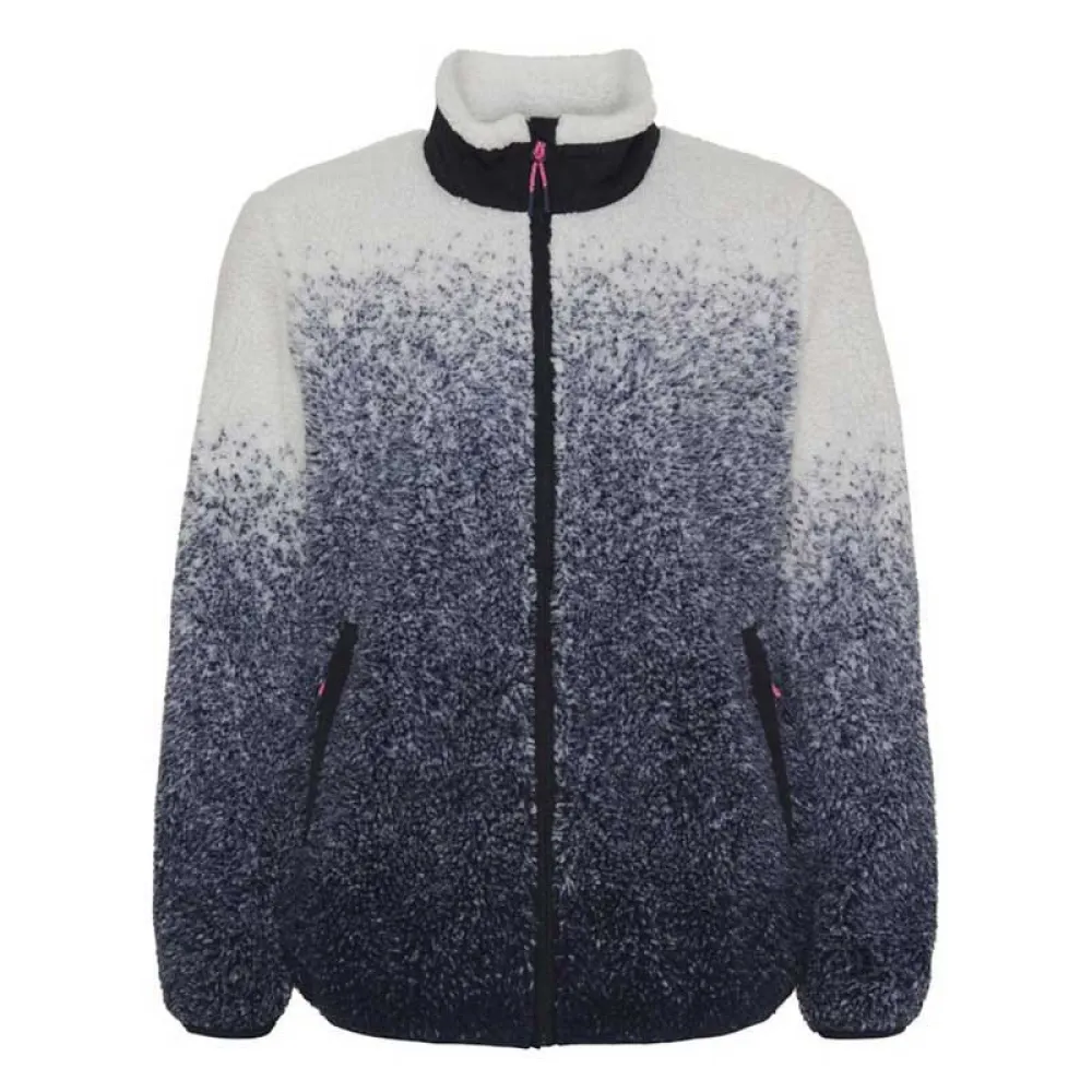 

Флис Sea Ranch Isa Dip Dye full zip, серый